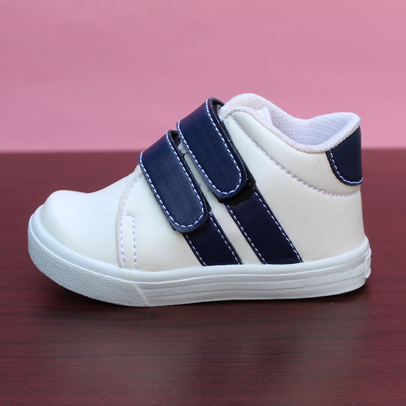 sepatu anak laki laki kets usia 1 2 tahun sporty murah terlaris best seller LS19 PUTIH