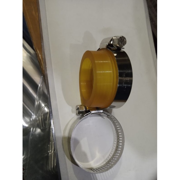 KLEM KARBU+ KARET MANIPOL PE 24 26 28 30 CARBURATOR INTAKE MANIPOL  KARBU