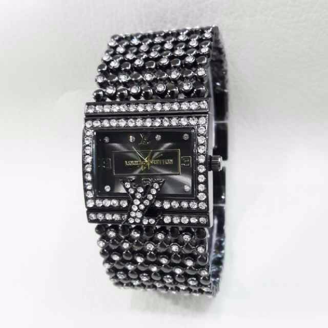 Jam Tangan Wanita LV Louis vuitton / Jam Tangan Fashion LV Rantai krski tp
