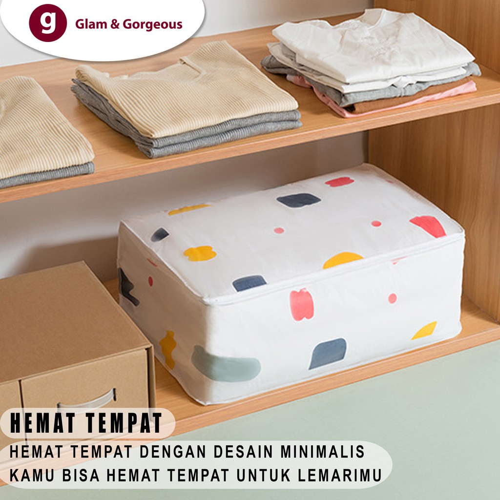 Tempat Penyimpanan Selimut 60cm X 40cm TP002 Peva Storage Bag Quilt Bag Cloth Bag