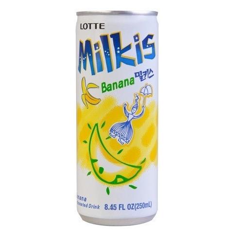 

best produk] Lotte Milkis Banana 250ml . milkis rasa pisang