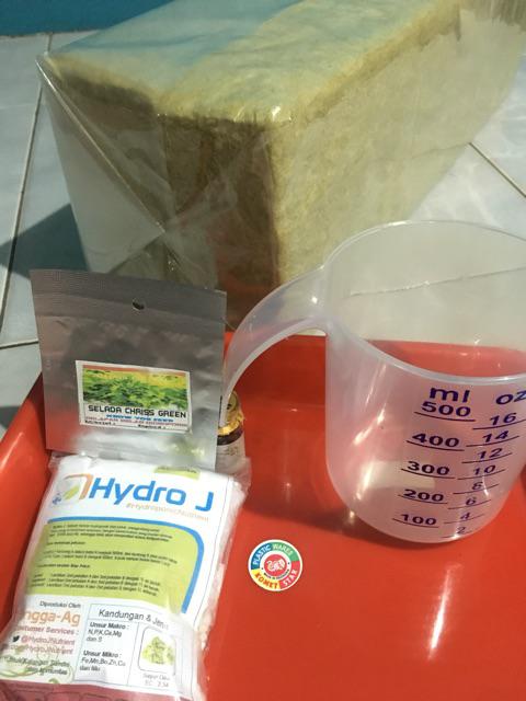 Nutrisi Hidroponik Ab Mix / Pupuk Hydro J Sayur Daun 250 Gr 500 Ml