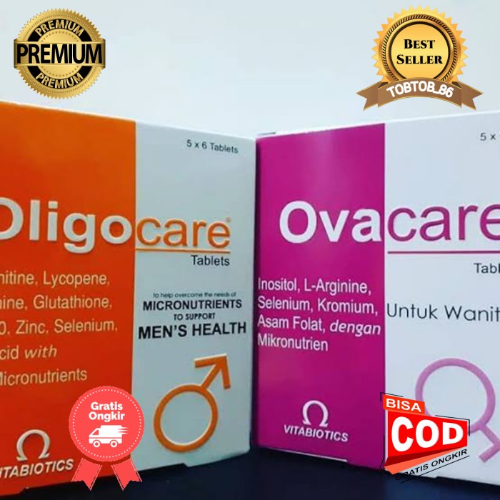 Oligocare+Ovacare paket.masing2 1Box (Program punya Keturunan)