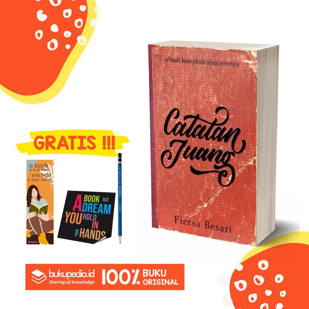 

BUKU FIERSA BESARI CATATAN JUANG - MEDIA KITA - ( BONUS BOOKMARK, PENSIL 2B, STIKER )