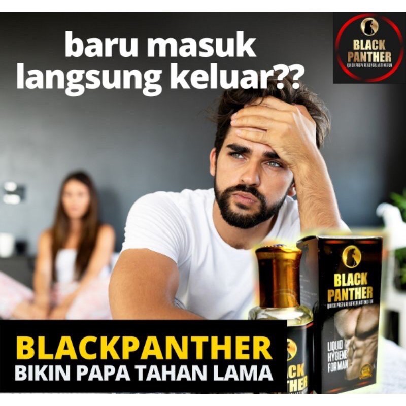MINYAK OLES PRIA ORIGINAL BLACKPANTHER / OBAT KUAT OLES PRIA