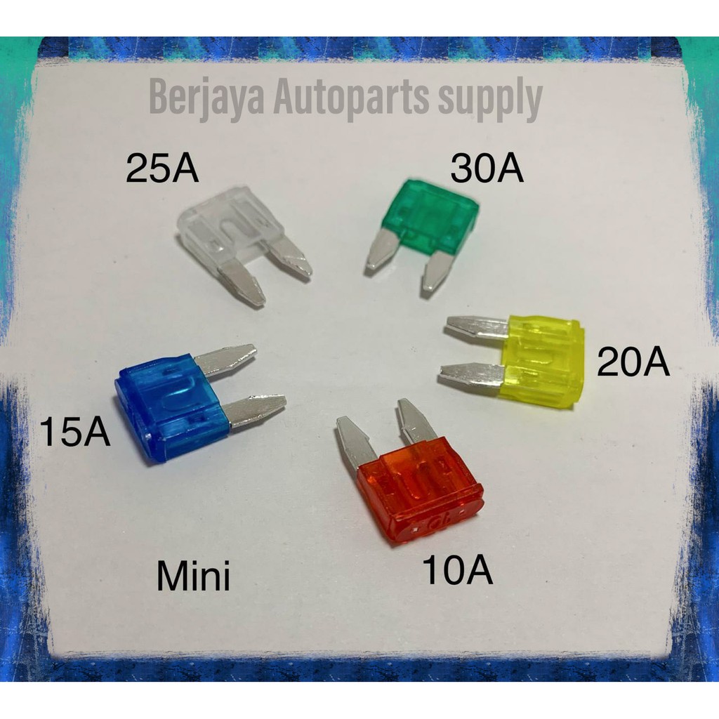 Fuse Blade - Sekering Tancap MINI - Sekering Mobil - 5A 10A 15A 20A 25A 30A