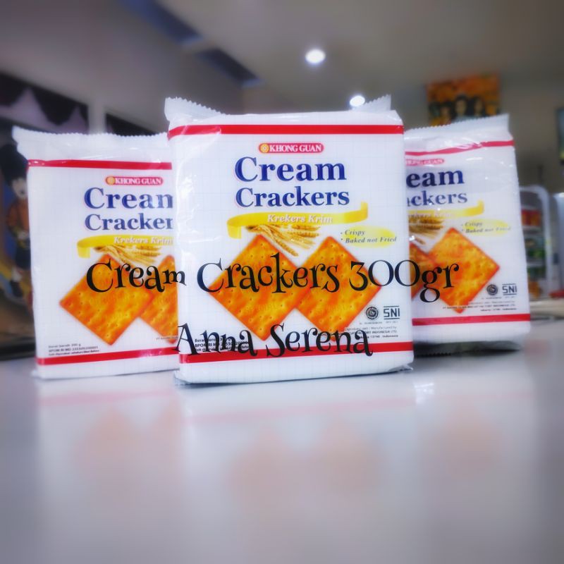 

Biskuit Cream Crackers 300gr x 3pcs