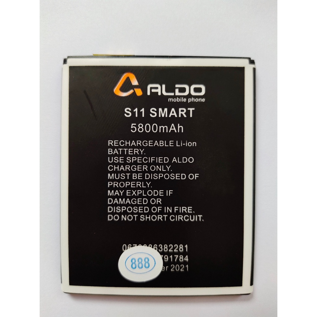 Baterai Aldo S11 Smart Original 99%