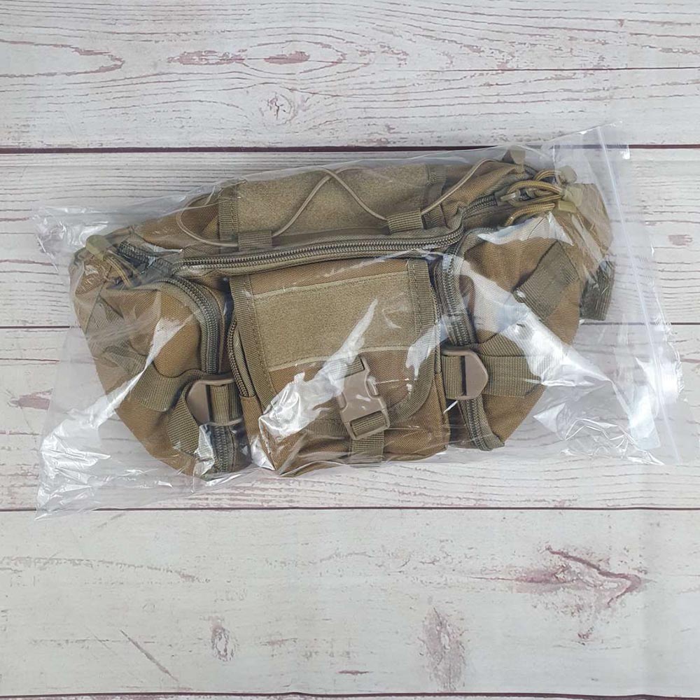 SoarOwl Tas Pinggang Tactical Waistbag Waterproof - EF1952 - Khaki