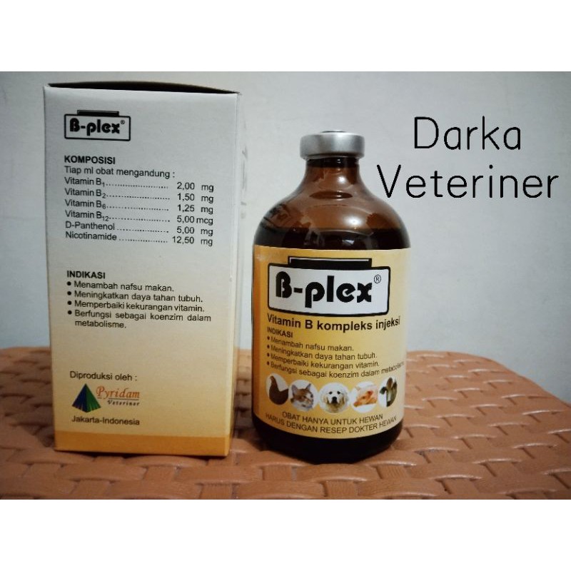 B Plex 100Ml Vitamin B Kompleks Untuk Hewan
