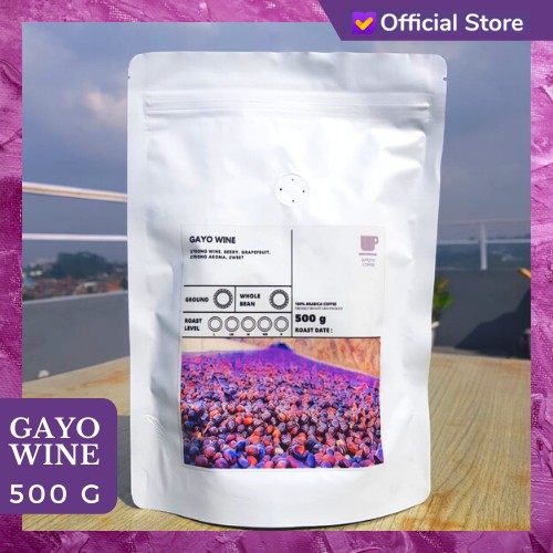 

SUTOYO COFFEE – Kopi Arabika Aceh Gayo Natural Wine Process 500 Gram by Sutoyo Coffee | Single Origin | Roast Beans