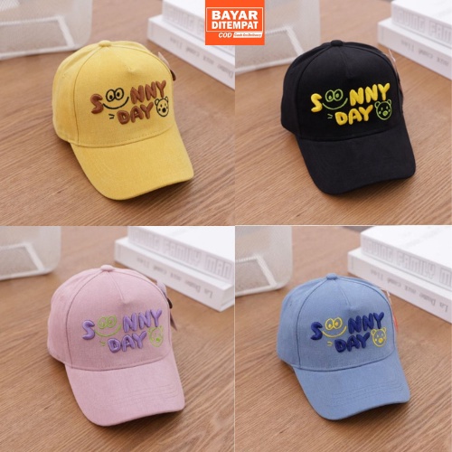 Topi Baseball Anak Sunny Day Usia 1-8 Tahun Laki Perempuan Prepet