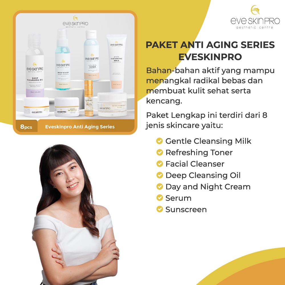 PAKET ANTI AGING SERIES EVESKINPRO