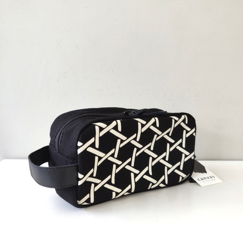 

Canvas Living Brick Pouch Rope Black