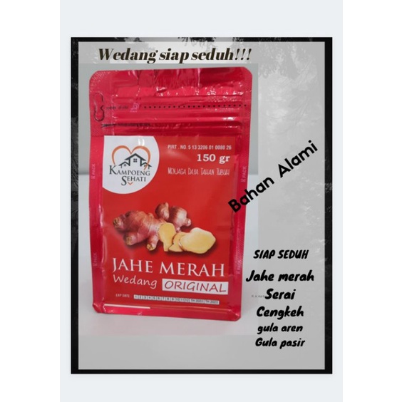 

Jahe Merah Original