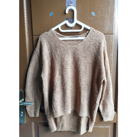ATASAN SWEATER RAJUT / INGNI BALOON / KNITWEAR RAJUT / SECOND BRAND LIKE NEW