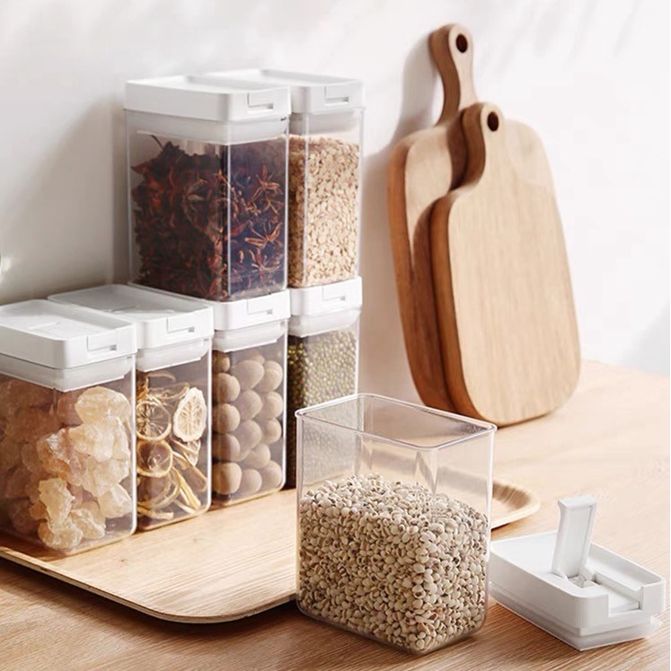 COZYHOUSE FORENA Wadah Kontainer Penyimpanan Makanan Kering Kedap Udara / Airtight Transparant Food Container