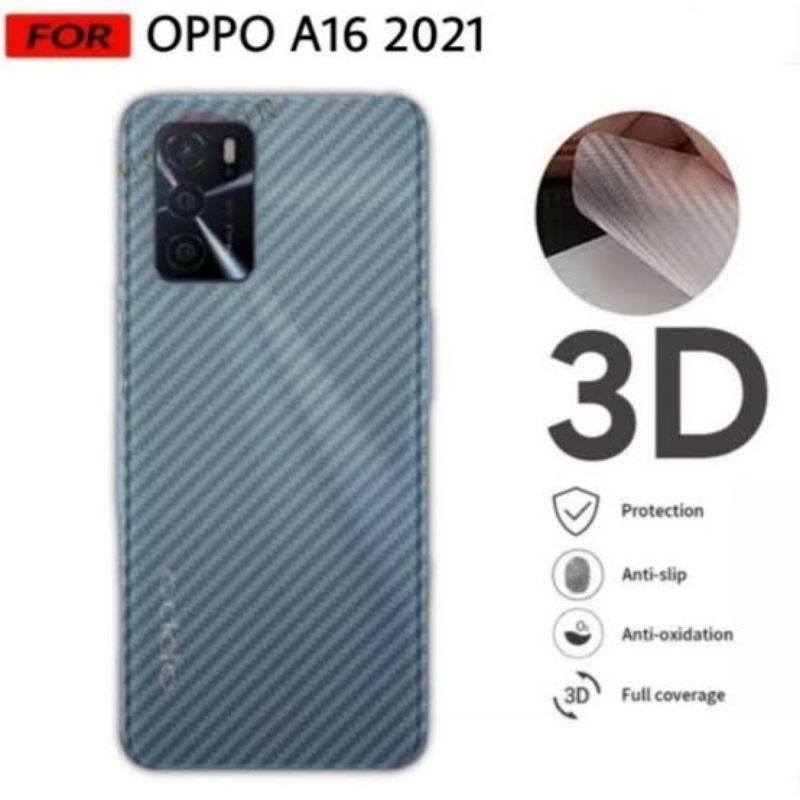 GARSKIN ANTI JAMUR OPPO F7/ A83/ A5 2020/ A9 2020/ A16/ A54/ SKINCARBON TRANSPARAN