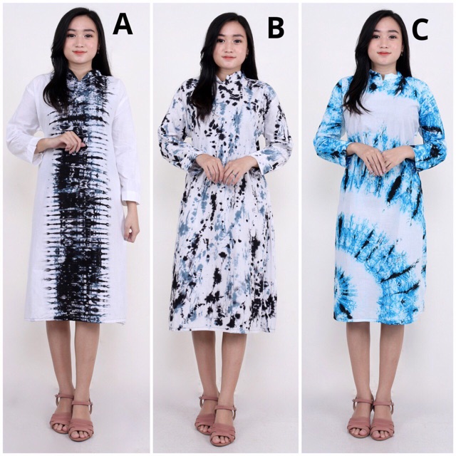 Contoh Baju Long Dress Kain Jumput : Jual Produk Batik ...