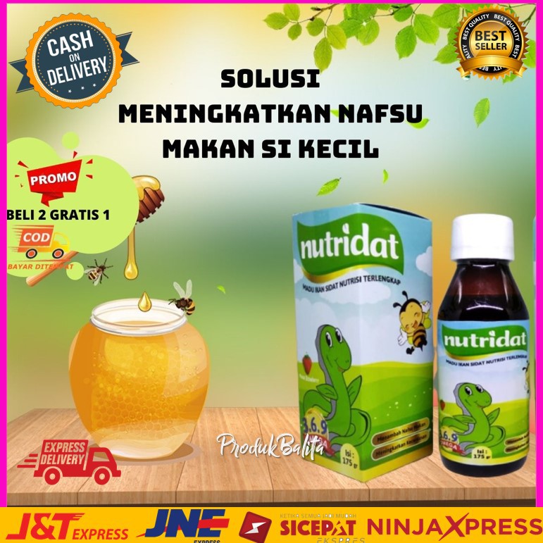 Vitamin Penambah Nafsu Makan Anak dan Suplemen Nutrisi Vitamin Untuk Otak Anak Nutridat