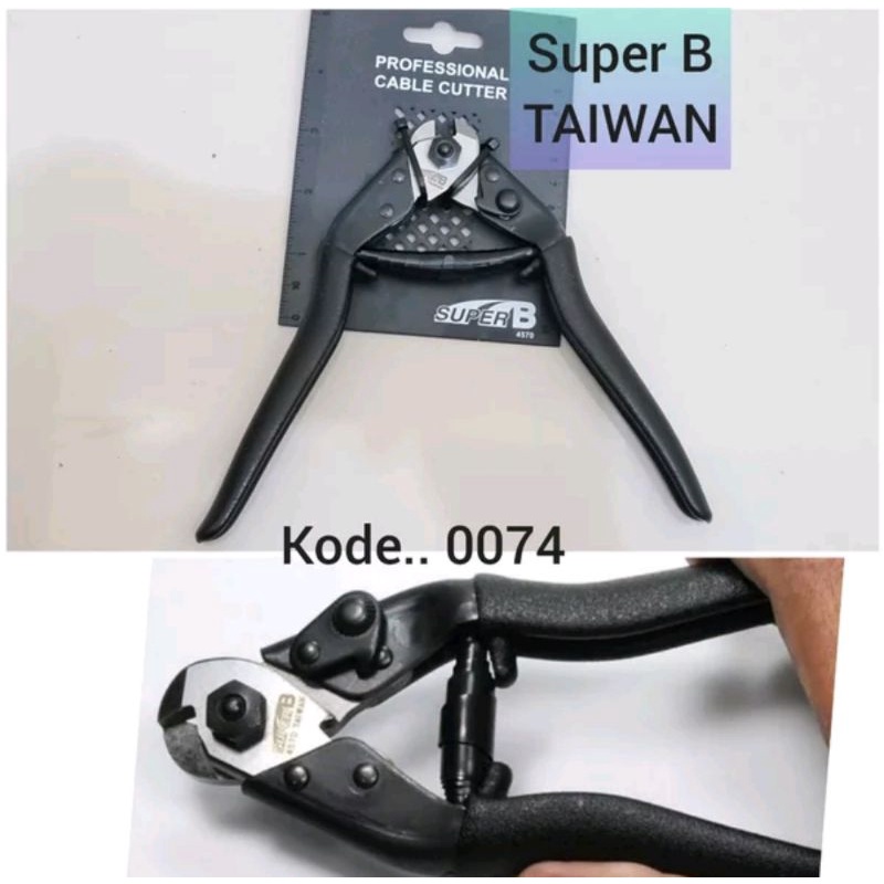 Cable Cutter Tang Alat Potong Kabel Super B 4570 Taiwan Tool Tools Pemotong Brake Shifter sepeda