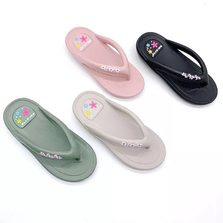 Jual Sandal Jepit Wanita Dewasa Kekinian Bakpao Tebal 3cm Ringan Anti Air Shopee Indonesia 4636