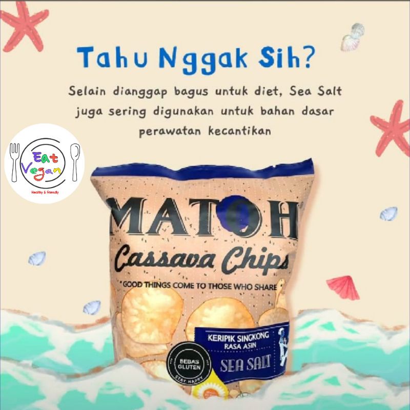 

Matoh Cassava Chips/ Keripik Ubi / Keripik Singkong / Keripik Vegan 75gr