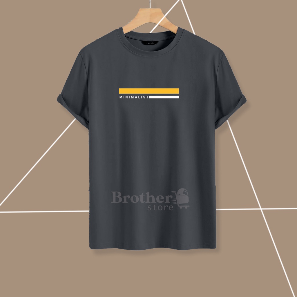 BROTHER STORE - Kaos Distro Pria - KAOS COWOK CEWEK - Kaos Kata Kata - Articel 7MM Premium