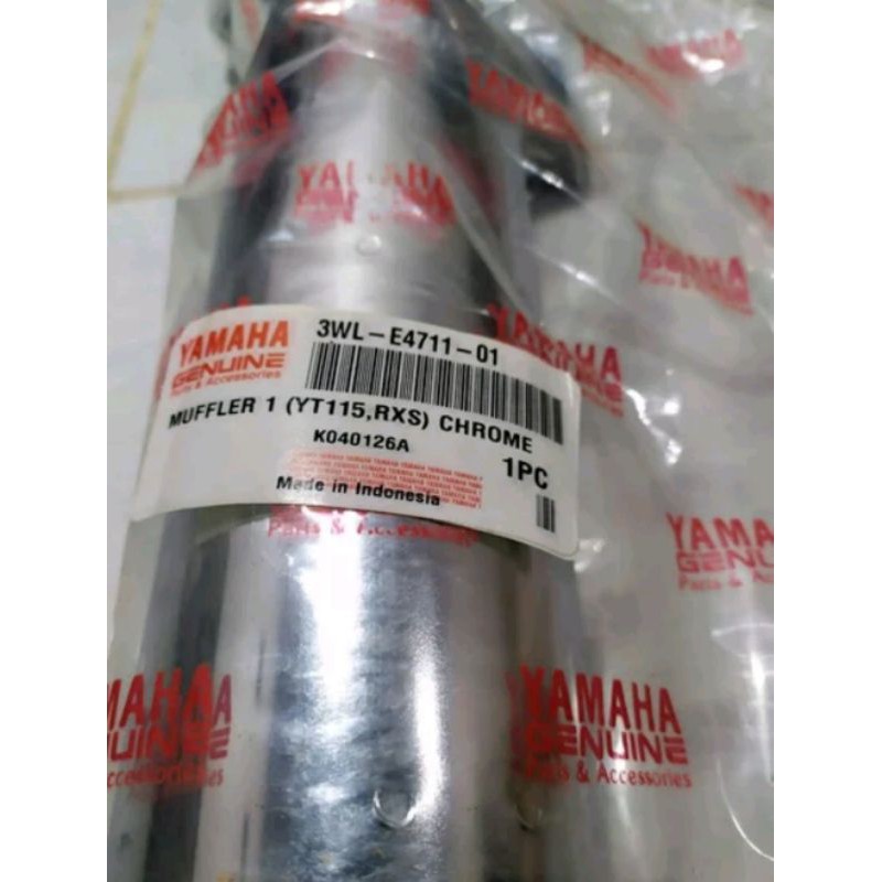 Knalpot muffler ori lawas rxs yt pnp ke rx king knalpot rxs YT115 original yamaha