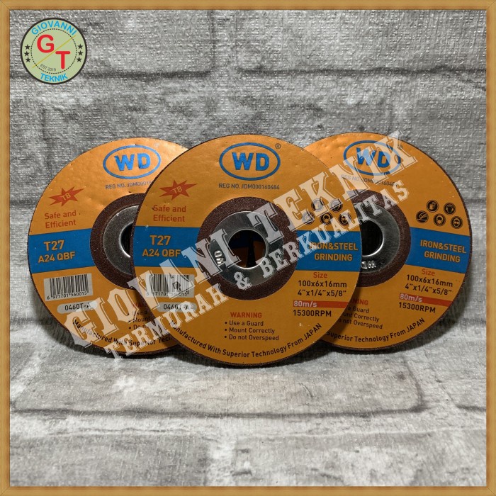 Batu gurinda gerinda POLES WD Mata gurinda gerinda POLES WD 4 Inch