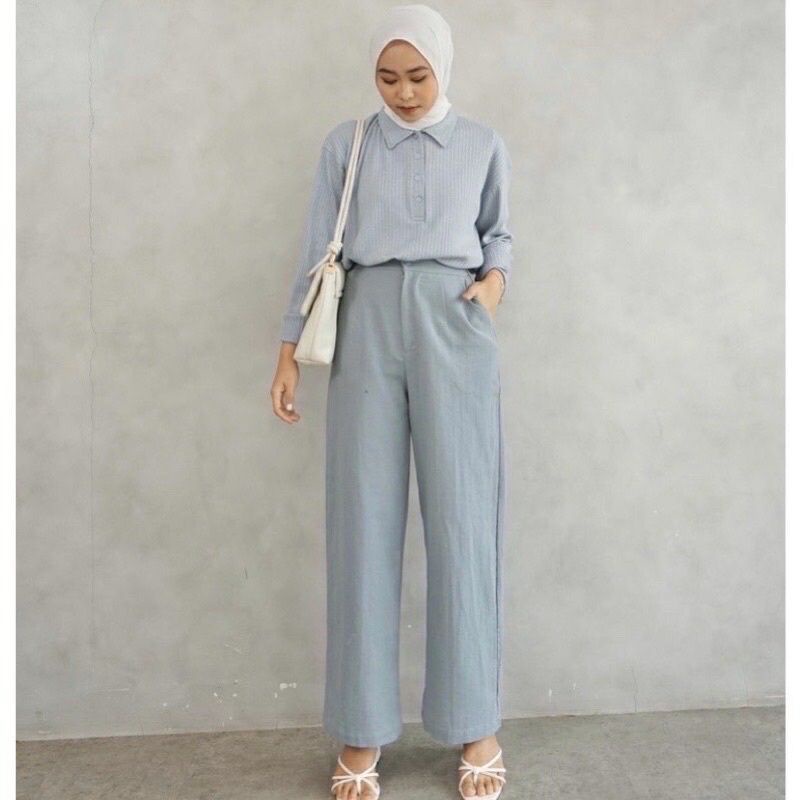 Kulot Linen Premium Laura Slim Kulot highwaist /Kulot Linen SEOL