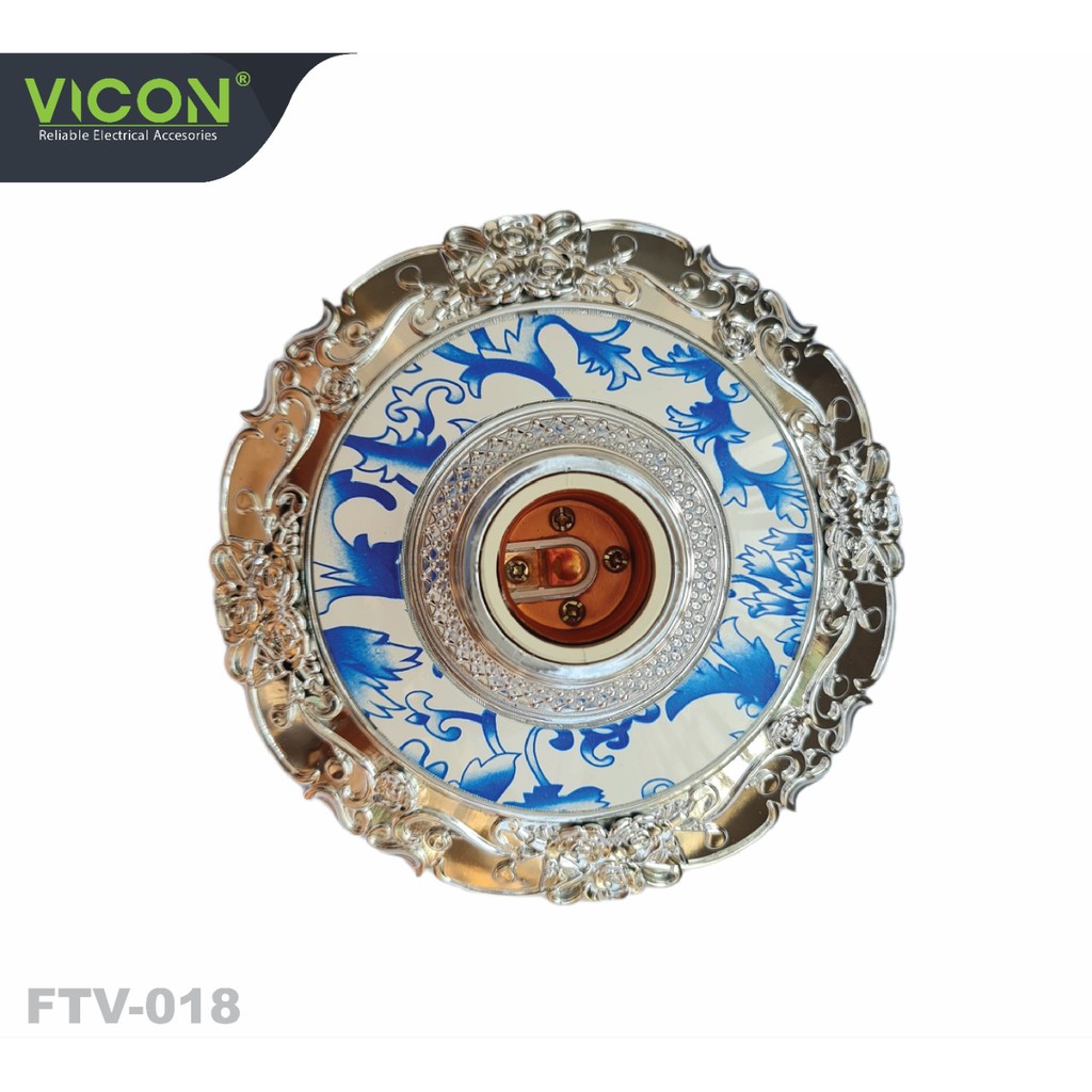 Fourclub_ Vicon Fitting Lampu Hias/Fitting Hias/Fitting Plafon/Fitting Lampu Plafon Hias