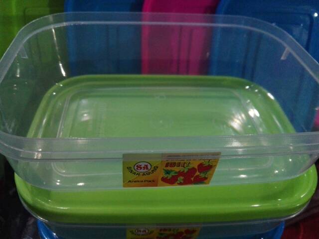 Tempat makan tempat bekal anak kotak transparan