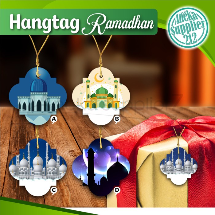 

Hangtag - Hang Tag - Aksesoris Lebaran Idul FItri isi (40 pcs) - HTL3