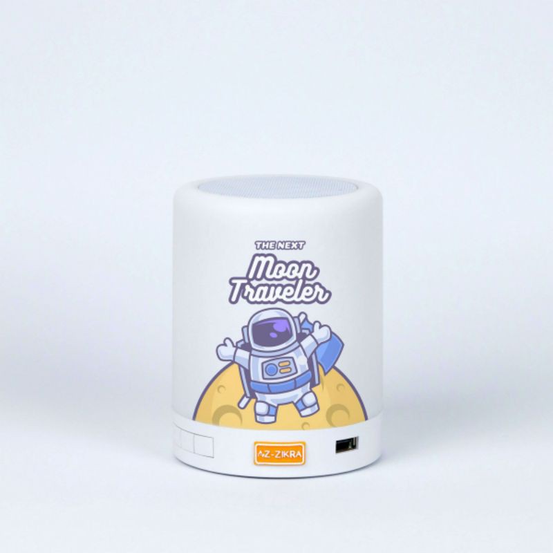 Hafiz Speaker Quran / Lampu Tidur Murottal Az-zikra Premium - HS Lamp Moon Traveler Dengan Remote