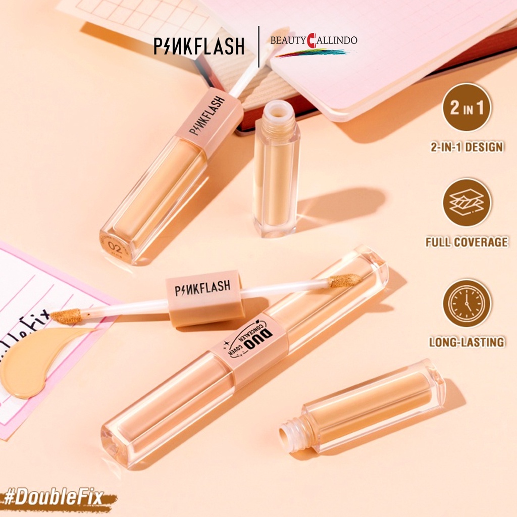 Pinkflash PF-F18 #DoubleFix  Duo Cover Concealer