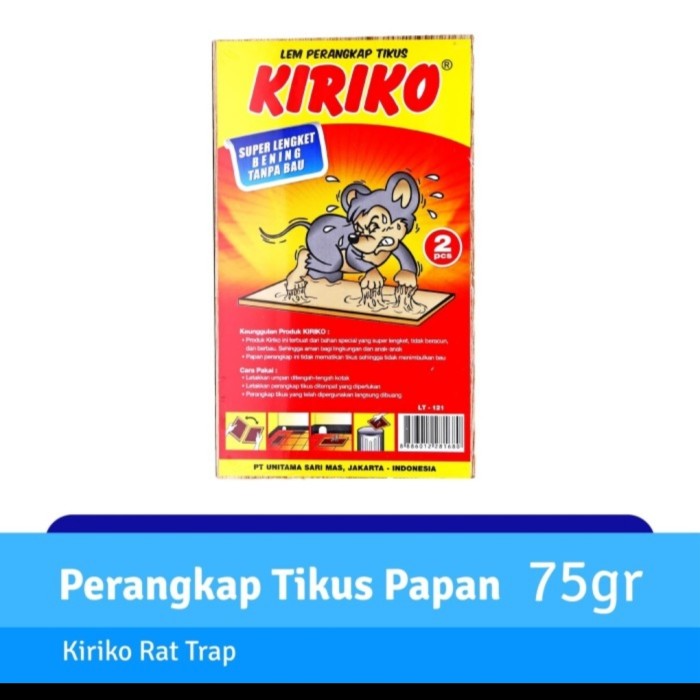 Lem tikus kiriko - Lem tikus papan - Jebakan tikus