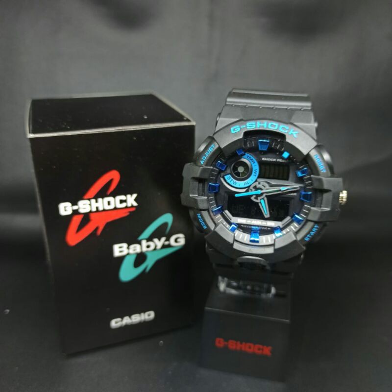 Jam pria G shock GA 700 double time