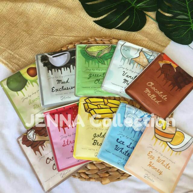masker wajah alami murah manfaat memutihkan jerawat kemasan baru 20 gram by Lea Gloria