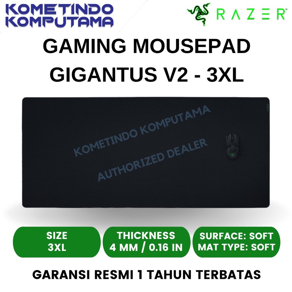 Razer Gigantus V2 - 3XL Gaming Mousepad / Mouse Pad 100% Original