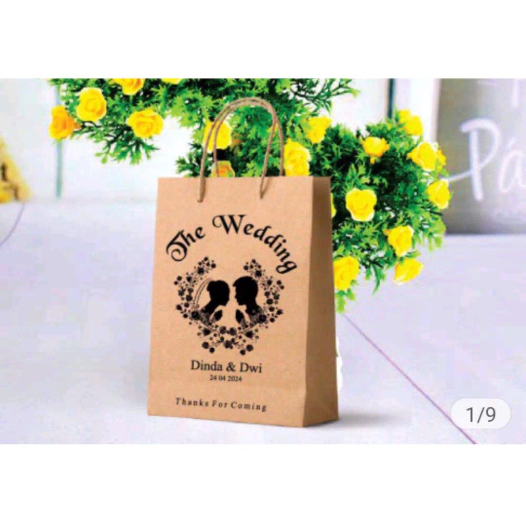 

paperbag pesanan khusus Irvan dan Indah