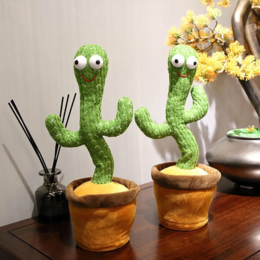 Mainan Boneka Dancing Cactus Doll KAKTUS Goyang Menari pakai USB VENUS ACC