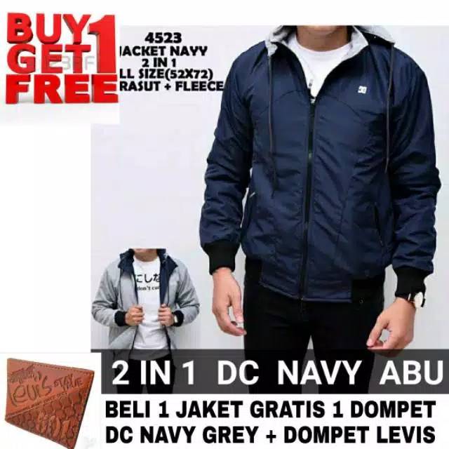 JAKET BOMBER PRIA | JAKET BOLAK BALIK