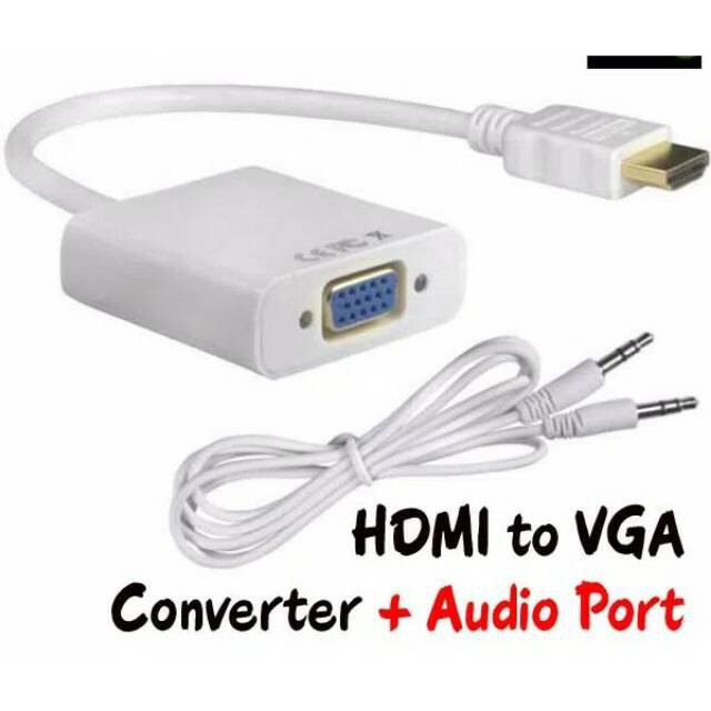 Trend-DMI Converter HDMI Male to VGA Adaptor Female Plus