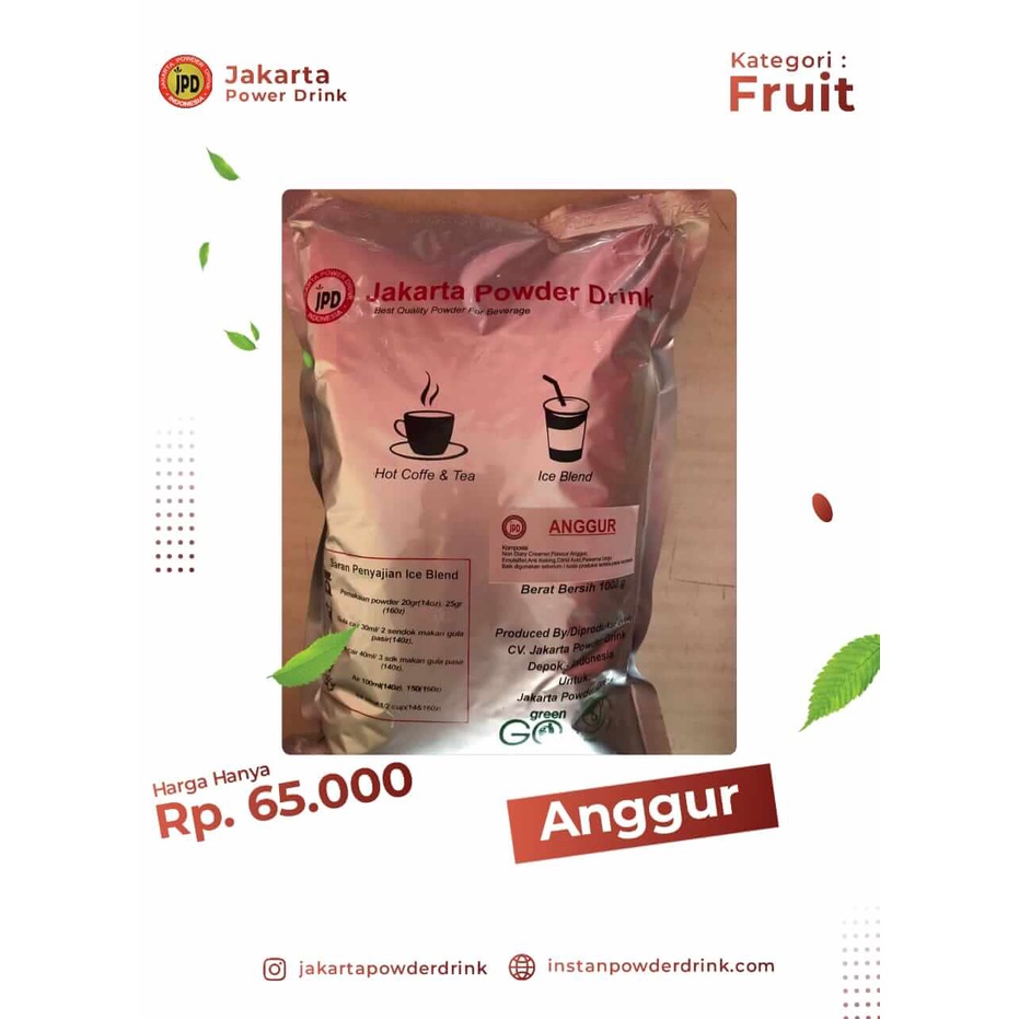 

Bubuk minuman Anggur/Grape