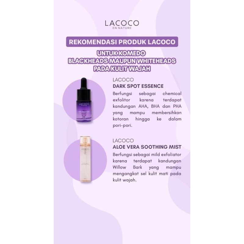 LACOCO Indonesia / En Nature / Eye Serum Dark Spot / Amazonian Watermelon Mask / Bust Fit Daily UV