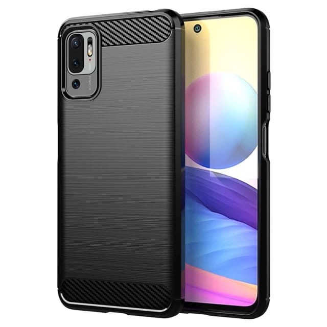 POCO M3 PRO 5G SOFT CASE BRUSHED CARBON ORIGINAL CAMERA PROTECT