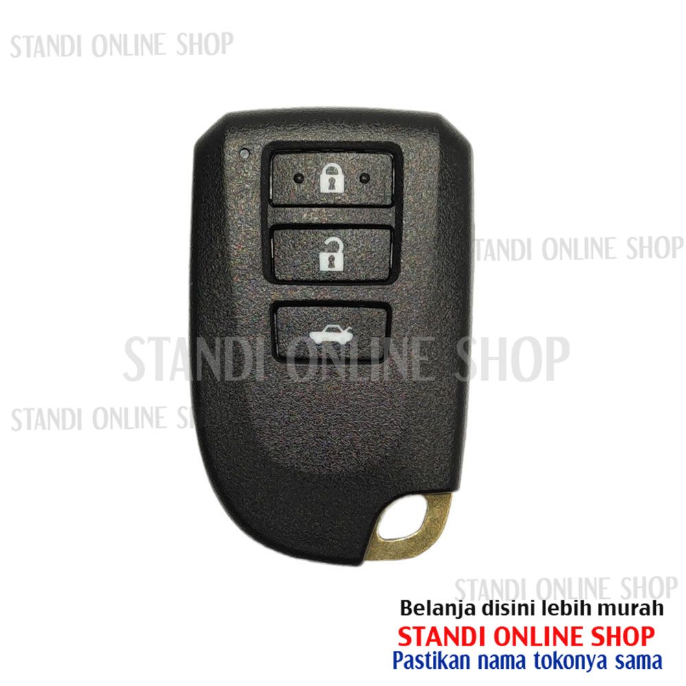 Cassing Remote Smartkey Keyless Toyota All New Vios 3 Tombol