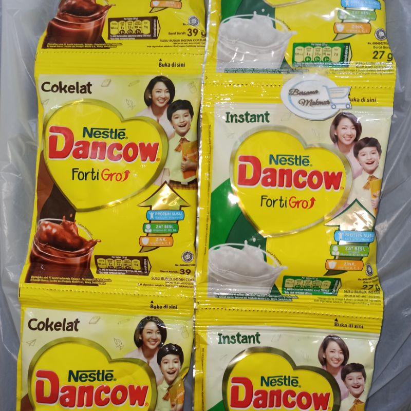 

DANCOW susu bubuk sachet (1 renceng = 10 sachet)