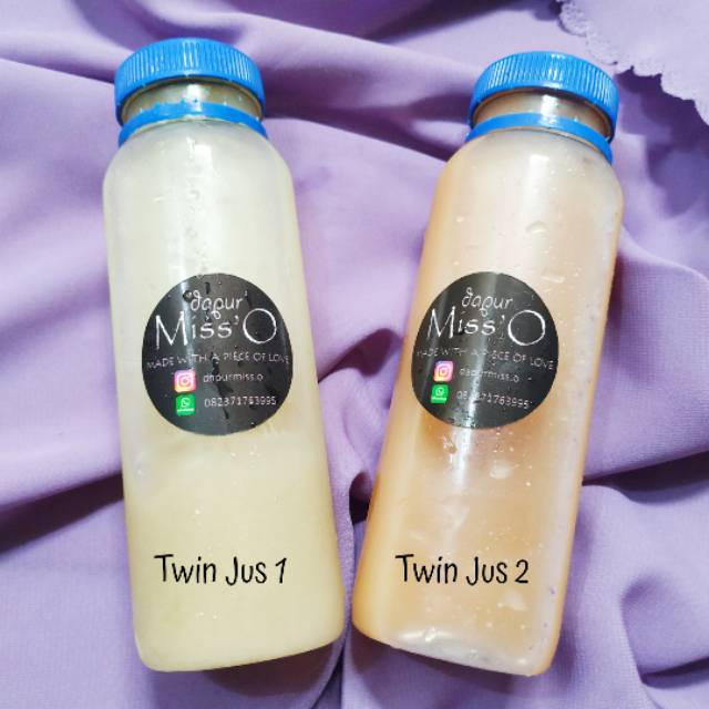 

Twin Jus|Jus diet by dapur Miss'O|Paket hemat